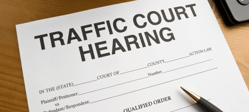 Traffic Court Hearing